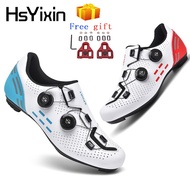 New two-tone mountain bike cycling shoes Road cycling shoes for Shimano road bikes Speed sports shoes Pedal cycling shoes