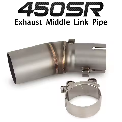 450SS Exhaust Middle Pipe for CFMOTO 450SR 450SS 450NK 450 SR/SS/NK 2022-2026 Motorcycle 51mm Interf