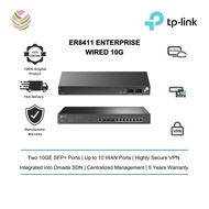 TP-Link ER8411 Enterprise Wired 10G Omada VPN Router Up To 10 Wan Ports