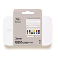 Winsor & Newton Cotman Water Colours Brush Pen Set (14 Pcs)
