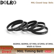 SK 5/10Pcs MXL Timing Belt B68 B69 B71 B72 B73 Width 6/10Mm Teeth 68 69 71 72 73 Synchronous Belt 5