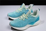 桃子代購～潮品Adidas Alphabounce EM M 薄荷藍 阿爾法 馬牌 網面 透氣 男女款 休閒 運動 C