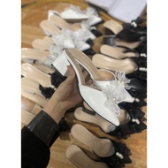 VP Niceshoes pearl bow high heels - V44