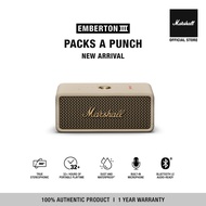 MARSHALL EMBERTON III CREAM - รับประกัน 1 ปี + ส่งฟรีทั่วไทย (ลำโพงบลูทูธ ลำโพงพกพา ลำโพง marshal ขอ