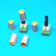 🧡 Knob Orange Potensio Type D Untuk Mixer Dan Audio Amplifier