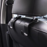 Set of 4 plain black plastic car back seat hangers - High quality Kpro products