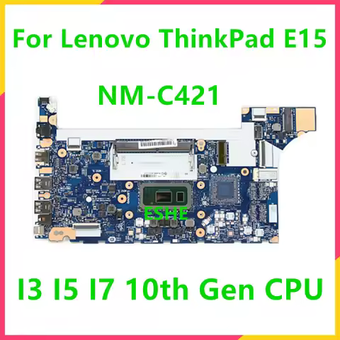 For Lenovo ThinkPad E15 Laptop Motherboard With I3 I5 I7 10th Gen CPU 5B20S72223 5B20S72220 5B20S722