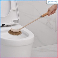 [GedonMY] Toilet Brush with Wooden Handle Dense-Bristle Toilet Brush Ergonomic Hygienic for Bathroom