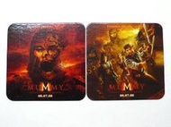 全新電影周邊商品《神鬼傳奇3 The Mummy: Tomb of the Dragon Emperor》特製杯墊片組，布蘭登·費雪、李連杰 主演