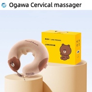 Ogawa Ogawa Cervical Spine Massager Neck Support Nap Pillow Charging Portable Heating U-Shaped Pillow 2618