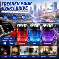 Car Perfume Gel Pewangi Kereta Air Freshener Fragrance Balm Tahan Lama Penghilang Bau Rokok Makanan 