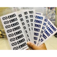 8 Pieces ENKEI RPF1 Black Wheel Sticker For 4 Wheels Width 5.8cm x 1.5cm