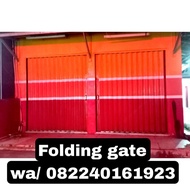 folding gate galvalum