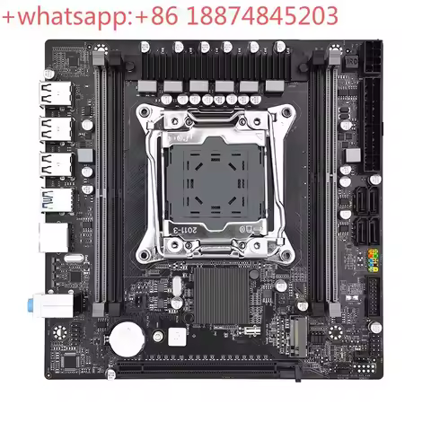 1PCS X99 desktop computer motherboard 2011 pin DDR3 memory E5 2666 V3 2678V3