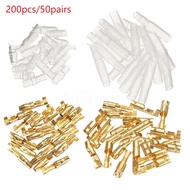 Gracekarin W/ Sleeve Connector Transparent 3.9mm Male & 4.0mm Female Electrical Uninsulated Crimp Bu