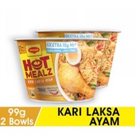 MAGGI Hot Mealz Kari Laksa Ayam Bowl (97g x 2 bowls)