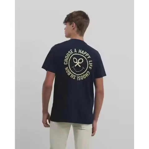 Summer SILBON Fashion T-shirt Men's Summer Comfortable Breathable Top Motorcycle Short Sleeve Men's 