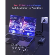 135W Laptop Charger for Acer Nitro 5 Gaming Laptop AN515 AN515-54 AN515-55 AN515-44 AN515-51 AN515-5