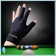 BLUEMING2 Snooker Glove, Anti-slip Elastic Billiard Glove, Breathable Fitness Accessories Three Fing