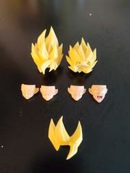 shf Bandai 傳說超級賽亞人悟空 頭(野獸神靈 DKO kong模 魔契可動 kamione 唐森口蘑 tonsen arttoys)