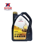 Honda Genuine Engine Oil Fully Synthetic SP 0W-20 0W20 4L Minyak Hitam VTEC Turbo Original Fluid