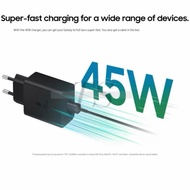 Original Samsung Charger 45W Super Fast Charging 2.0 Aarov 5A Adapter S20 S25 Ultra Adapter 45 Watt