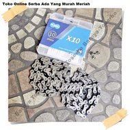 Chain MTB KMC 10 SPEED SILVER Bicycle Spare Parts