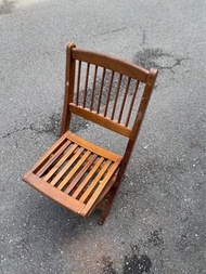 早期實木折疊椅