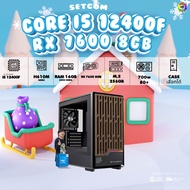 BONMECOM2 คอมประกอบ / CPU i5 12400F / RX 7600 8GB / Case เลือกแบบได้ครับ
