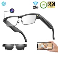 Chat GPT L802 AI Smart Glasses 8MP HD Camera Voice Assistant Real-Time Translation Noise Reduction