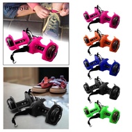 P Prettyia Roller Skate Heel Wheels with Lights, Light-up Roller Wheels, Adjustable Roller Skate Hee