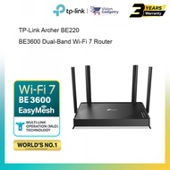 TP-Link Archer BE220 BE3600 Dual-Band Wi-Fi 7 Router