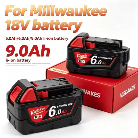Battery Milwaukee 18V For Milwaukee 18V Battery 5Ah/6Ah/9Ah Lithium Replacement Battery For Milwauke
