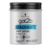 แบบใหม่ฝาดำ Schwarzkopf got2b Beach Matt Matt Paste ชวาร์สคอฟ ก๊อตทูบี บีช แมทท์ แมทท์ เพสท์ แบบด้าน