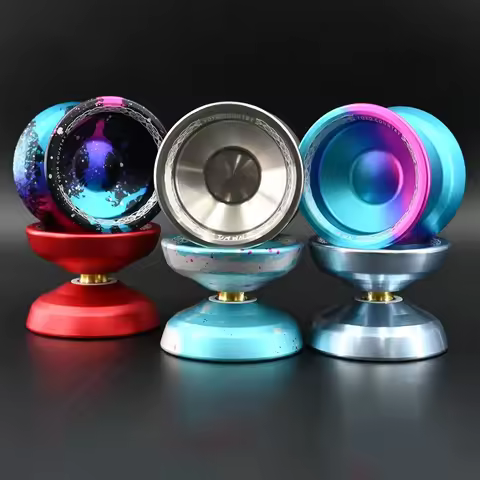Professional multiple colors Yoyo Aluminum Alloy Metal Yoyo with String for Children Toys 1A3A5A Com