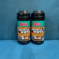 [1 box]Akfix Industrial Wipes multi-purpose cleaning Wipes to clean lubricants - paint - glue (Türki