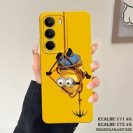 Softcase Realme C71 4G 2025 - C75 4G - C75X 4G - P3 Lite 4G [MA19 CUTE MINI0N MOTIF] Case Latest Rea