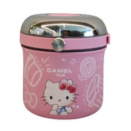 粉紅色Hello Kitty 0.5L升不銹鋼保溫飯壺附0.3L玻璃容器送帆布袋