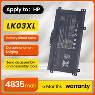 LK03XL laptop battery for HP envy 15x360 15-bp 15-cn TPN-W127 W128 W129 W132 HSTNN-LB7U HSTNN-UB7I H
