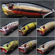 wLure 7cm 12.3g Middle Range Casting Loud Rattling Gill Slot with more Water Splash Lifelike Popper 