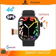 【5G LTE SIM】Global 4G Android ultra Smart Watch Video call 1:1 49mm AMOLED Screen 4 Core CPU with Ca