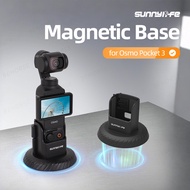 Sunnylife Magnetic Mount For DJI Osmo Pocket 3 Anti-Slip Car Bracket/Vlog Base For DJI Osmo Pocket 3