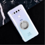 TCL PLEX 6.53" T780H Back Ring Holder Bracket TPU Soft Silicone Phone Casing Anti Falling Cover