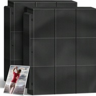 50pcs 9-Pocket Double-Sided Card Sleeves, 18-Slot Binder Pages, Can Hold 900 Cards, Provides Durable