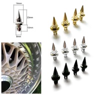 25PC Universal Wheel Rim Rivets Nuts Rim Lip Push-On Decoration Black Chrome Gold For BBS RS Rim Lip