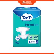 Dr. P Premium Adult Diapers Size L 9's (92-144cm / 36-57 inches)