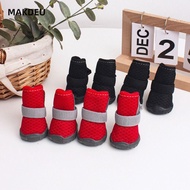 MAKDEU Dog Boots, Anti-Dirt Breathable Dog Shoes, Mesh Wear-resistant Non-slip Pet Shoes for Small D