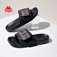 Kappa | รองเท้าแตะแบบสวมลายขวางมีเทปเวทมนตร์