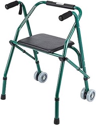 Elderly rollator Walking Frame Elderly Walker Four-Legged Crutches Rehabilitation Walking Frame with Seat Plate Non-Slip Walking Stick with Hospital Ai Fashionable