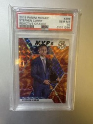 (可換卡) 2019 Panini Stephen Curry MVP 捧杯 PSA10